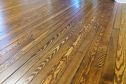 pine floor in Medford NJ after