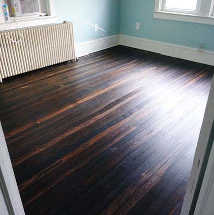 stained floor finished in New Jersey