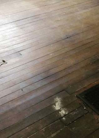 Moorestown NJ hardwood floor before